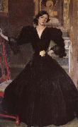 Black suit Joaquin Sorolla